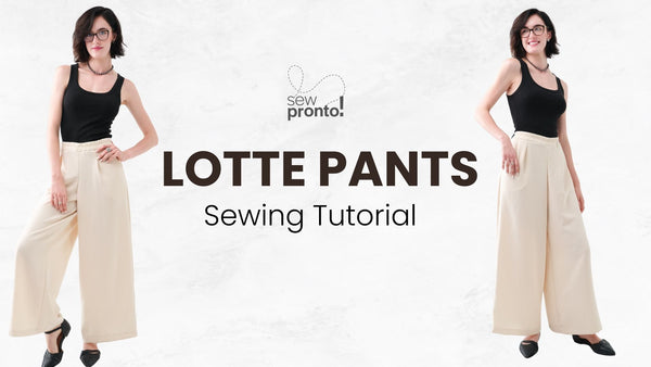 Lotte pants sewing pattern