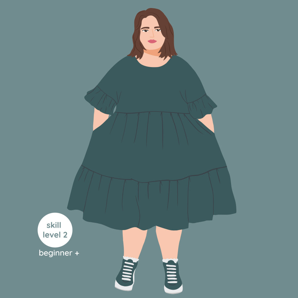 Alusha's Smock Dress PDF Sewing Pattern