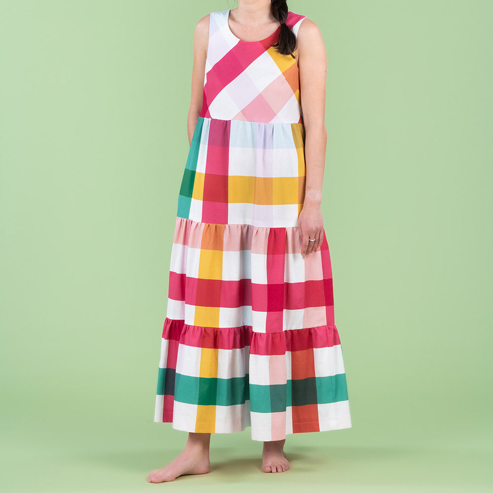 Tiered Maxi Dress PDF Sewing Pattern