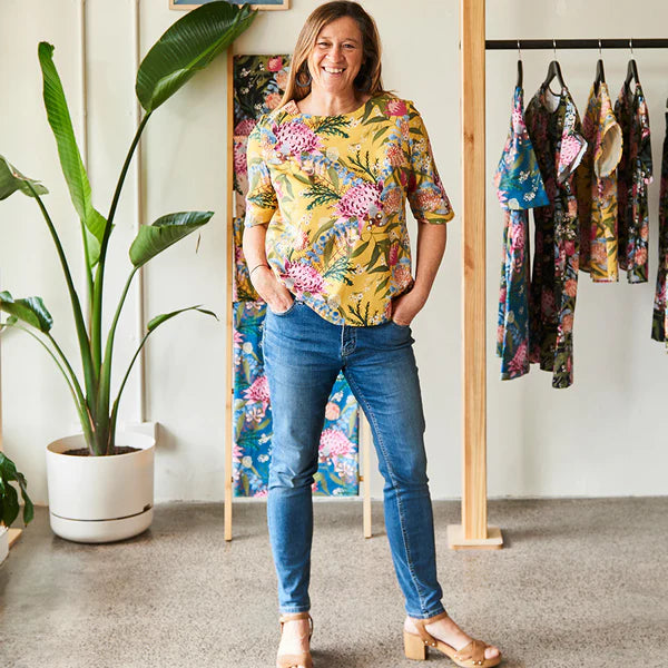 Half Sleeve Top PDF Sewing Pattern