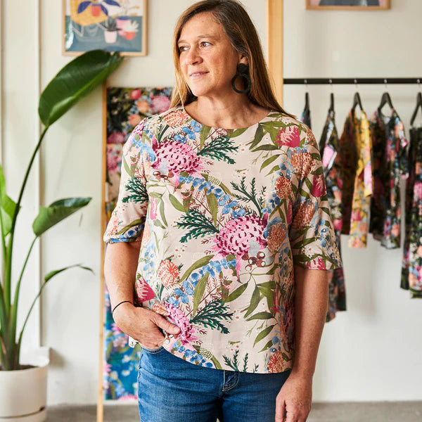 Half Sleeve Top PDF Sewing Pattern